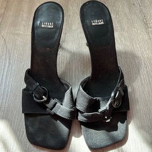 Stuart weitzman short heel black